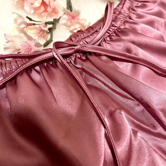 NWT Satin Soft Sexy Pink Purple Shorts - Picture 9 of 10